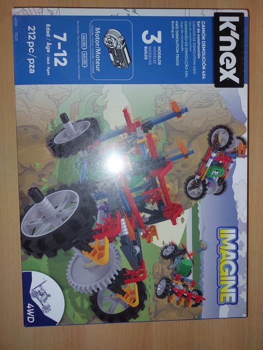 NOVO e SELADO : Camião de Demolição 4x4 - K'nex 3 em 1