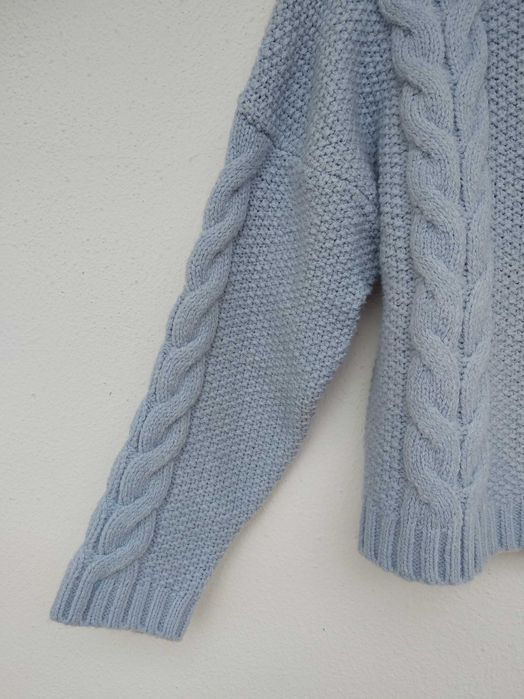 Camisola de Malha Azul Criança 11-12 Anos