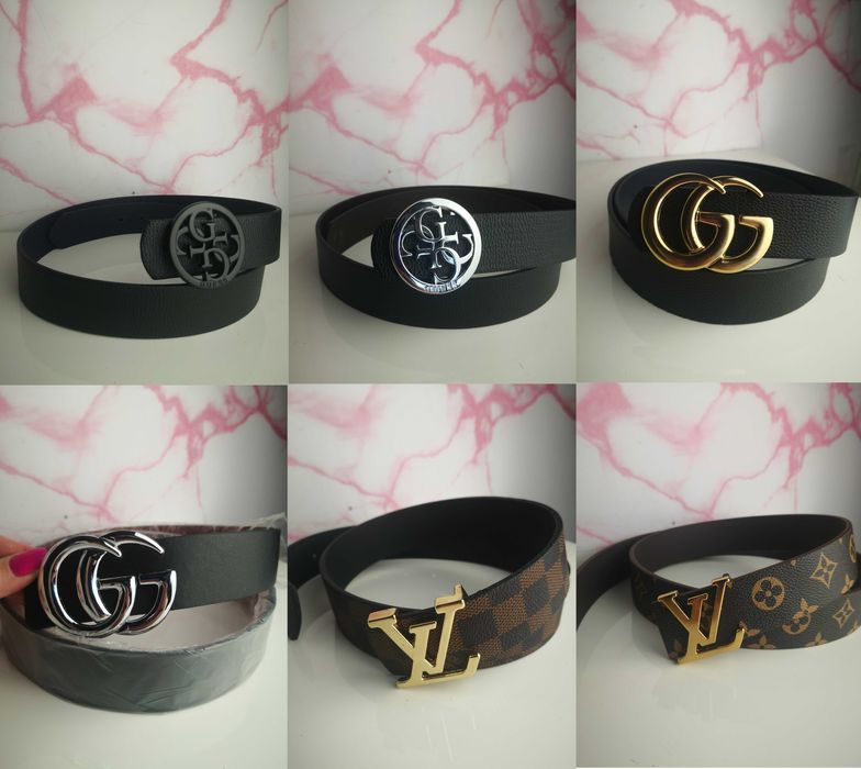 Pasek Paski unisex Gucci Guess Louis Vuitton nowość