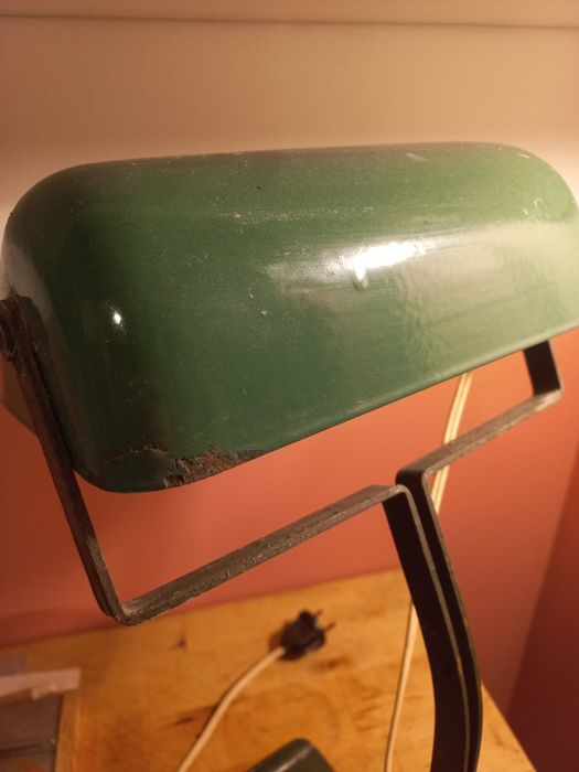 Lampa gabinetowa bankierska Astral Austria oryginał lata 20