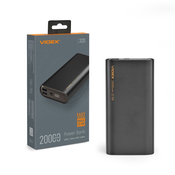 Повербанк 20000mAh  VIDEX
