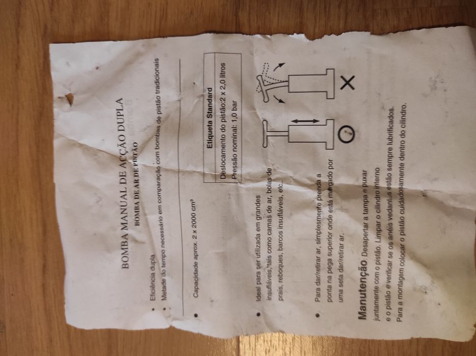 Bomba de Ar de Pistão
