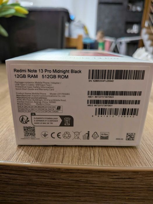 Xiaomi redmi 13 pro 512gb  i 12 ram plus wirtualny