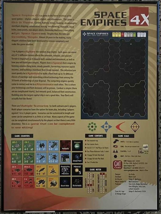 Gra planszowa Space Empires 4x (5th printing) (ENG) GMT Games