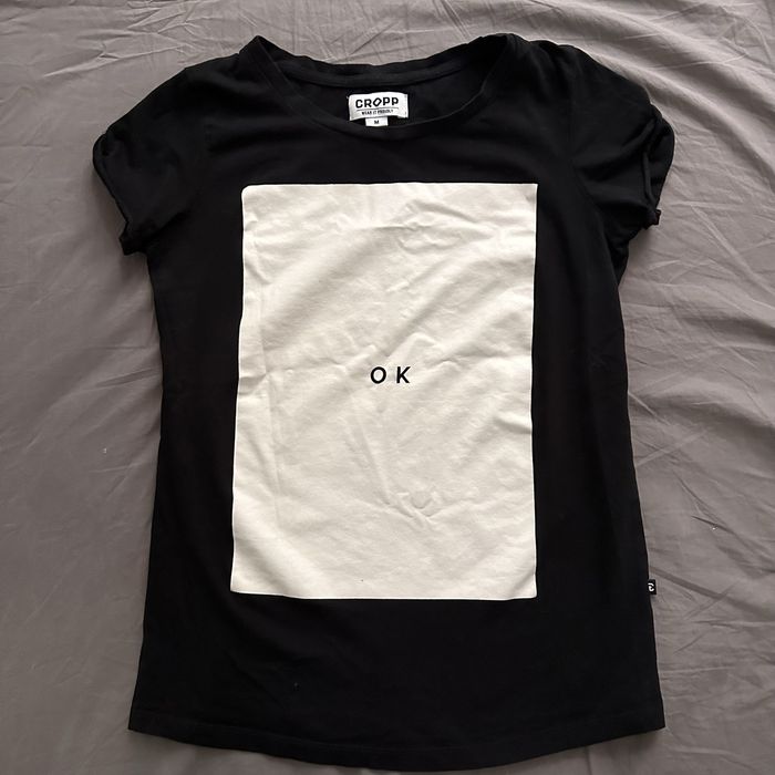 Koszulka T-shirt bluzka cropp z nadrukiem