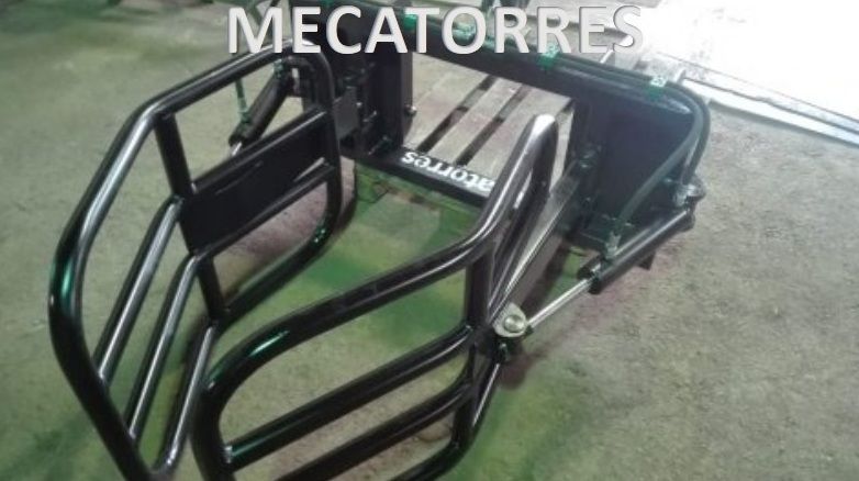 Pinça porta rolos nova para carregador frontal (fabrico próprio)