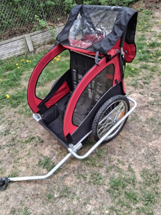 Przyczepka rowerowa dwoosobowa