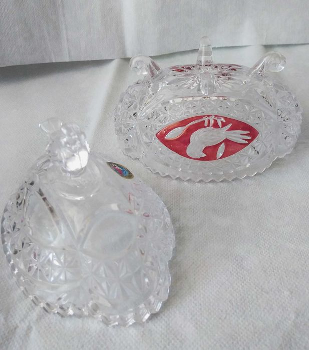 Конфетница хрустальная Германия