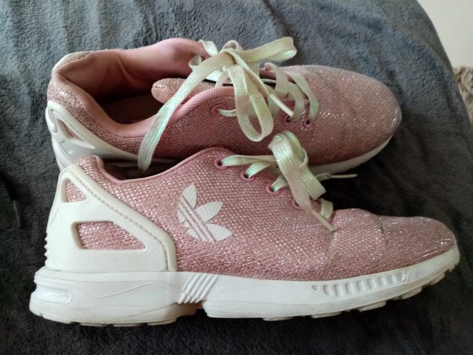 Buty adidas brokatowe różowe rozmiar 38