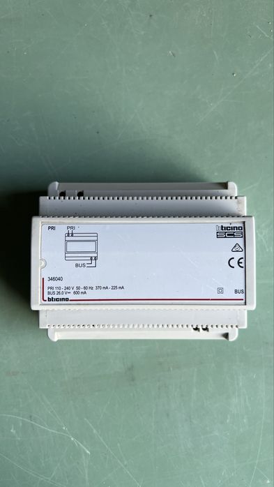 Alimentador de áudio de 2 fios Bticino 346040