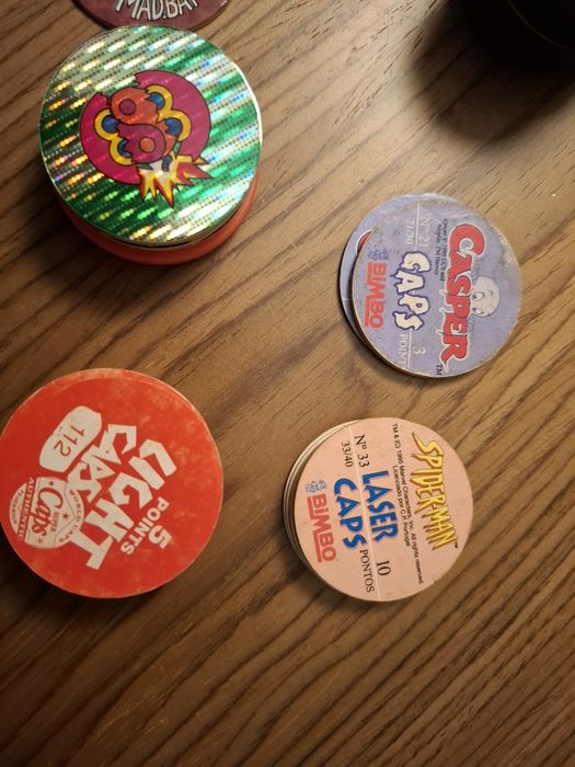 Lote de tazos, brindes e cromos meados dos 90