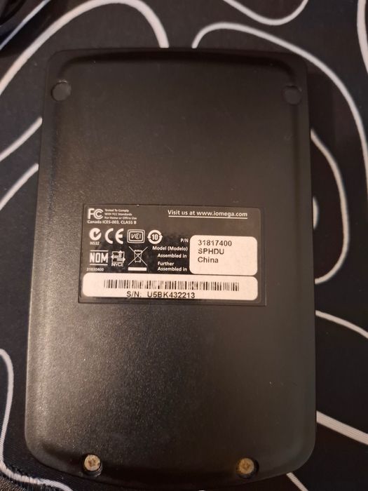 Disco rígido externo portátil Iomega modelo Select 500Gb