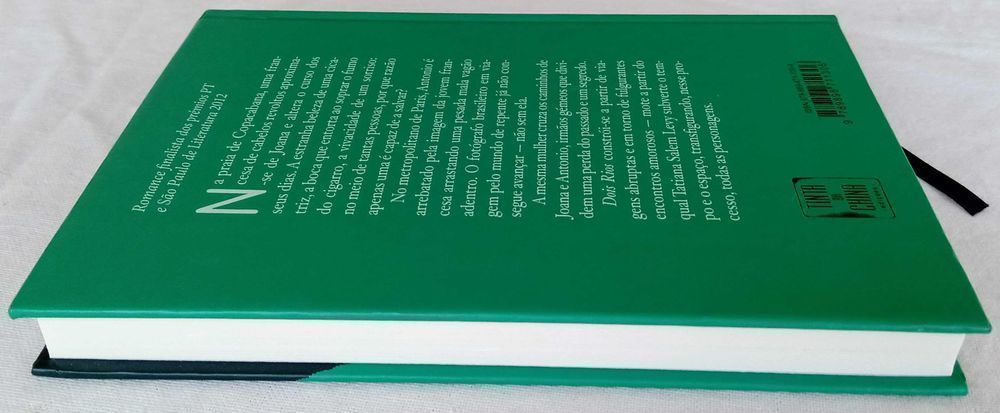 Livro Dois Rios de Tatiana Salem Levy Ed. Tinta da China [Portes Inc]