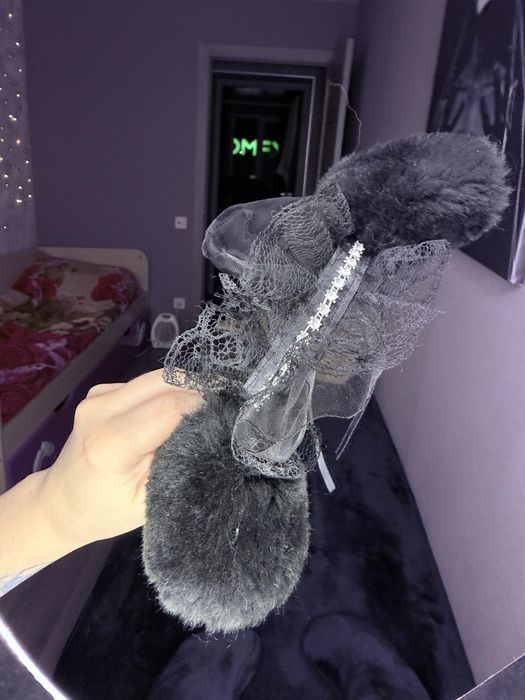 Горничная-кошечка, ушки с колокольчиками