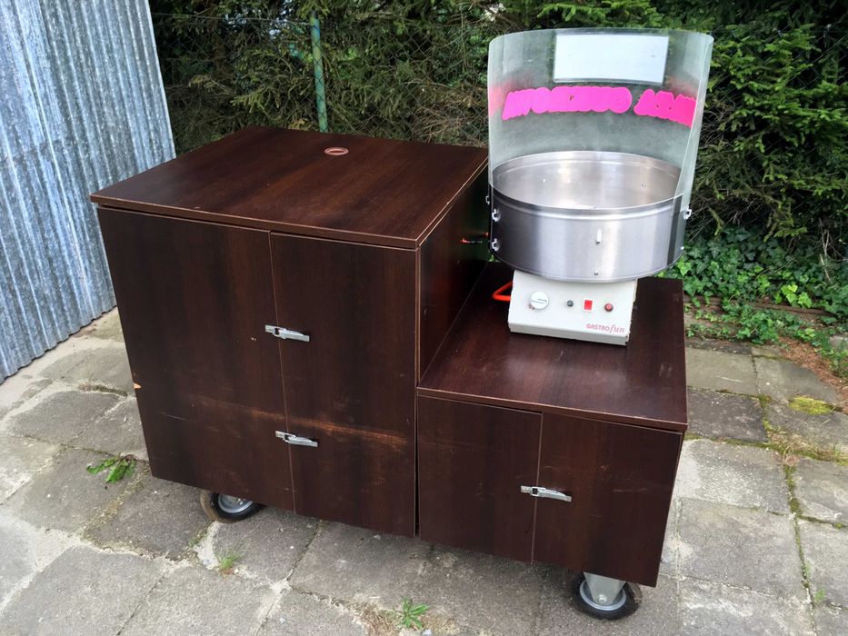 Wózek gastronomiczny Wata cukrowa Popcorn Gotowy Biznes Imprezy Festyn