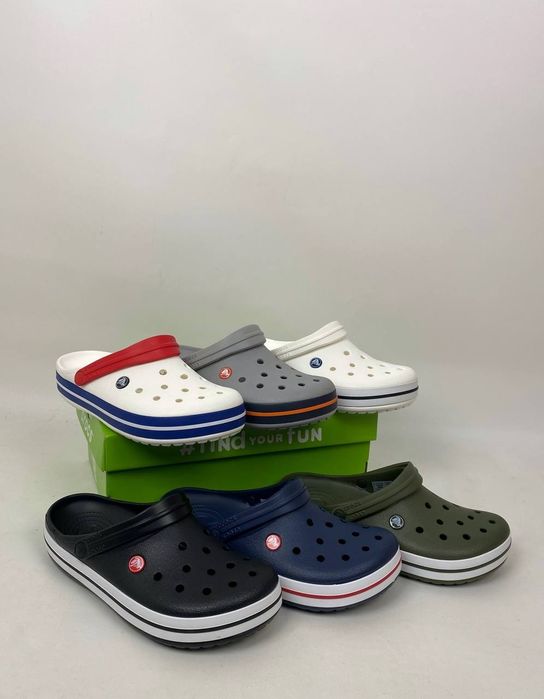 Мужские Кроксы крокбенд оригинал. Crocs Crocband Clog