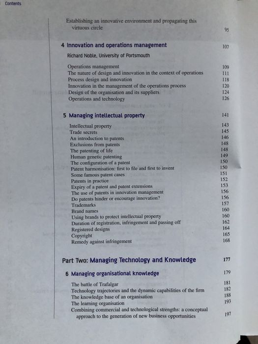 Innovatiom Management and New Product Management, 3rd edition, P.Trott