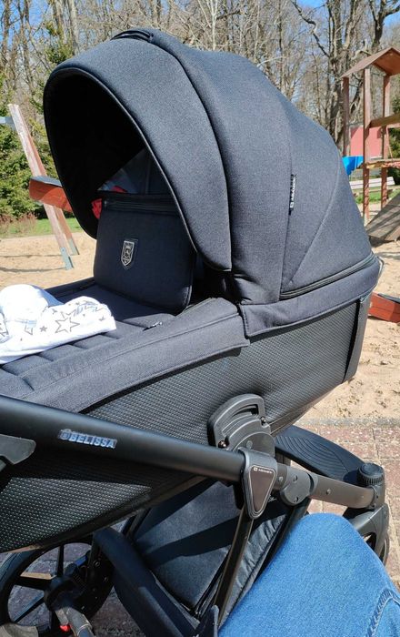 Adamex Belissa Standard Głęboko-Spacerowy 2 w 1 CZARNY