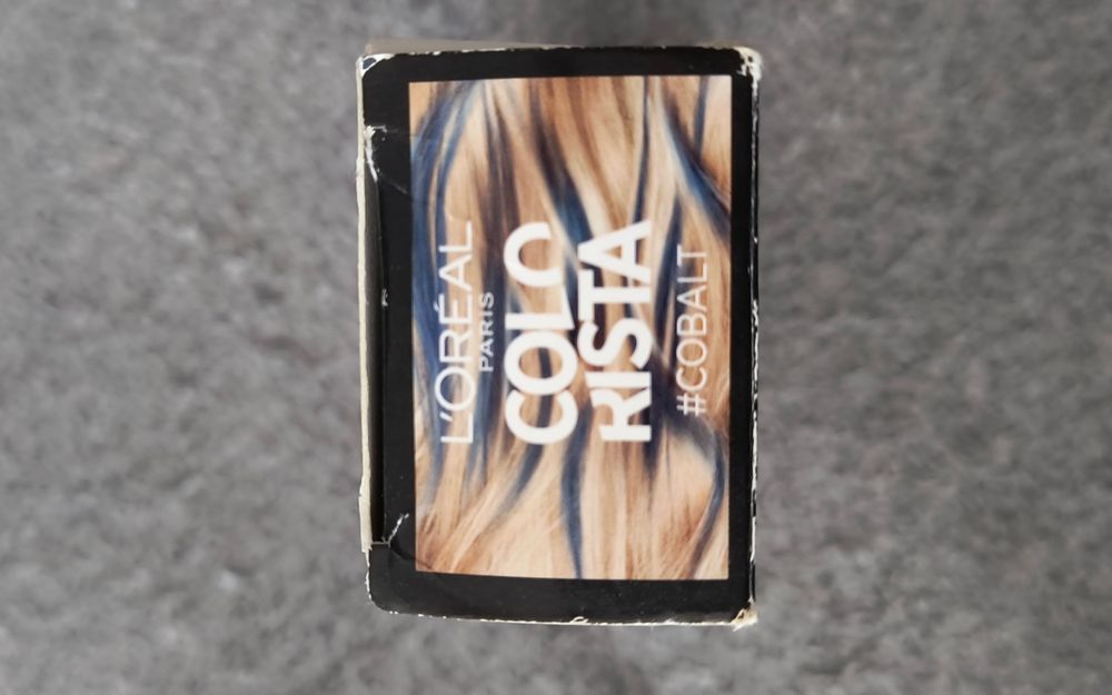 Loreal Paris colorista hair makeup cobalt