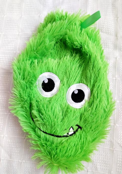 Piłka dla dzieci wesoła buźka włochacz