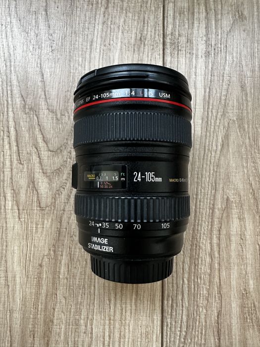 Обʼєктив Canon 24-105 1:4 L 77 mm EF