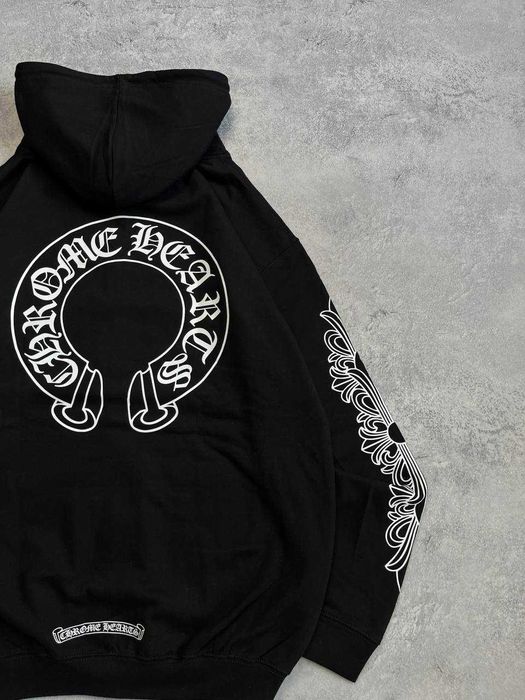 Оверсайз Зіп-Худі Chrome Hearts | Кофта Хром Хартс (Хром Хардс)