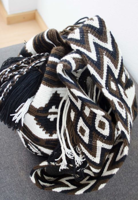 Oryginalna ręcznie pleciona torba na ramię Wayuu – egzotyczny styl!