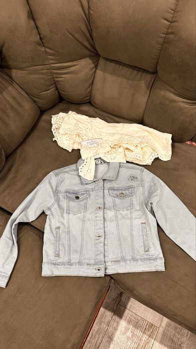 Набір джинсовка, сукня та заколка