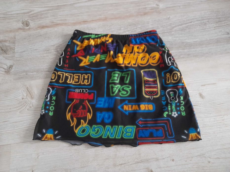 Shein świetna spódniczka imprezowa r. XS 34