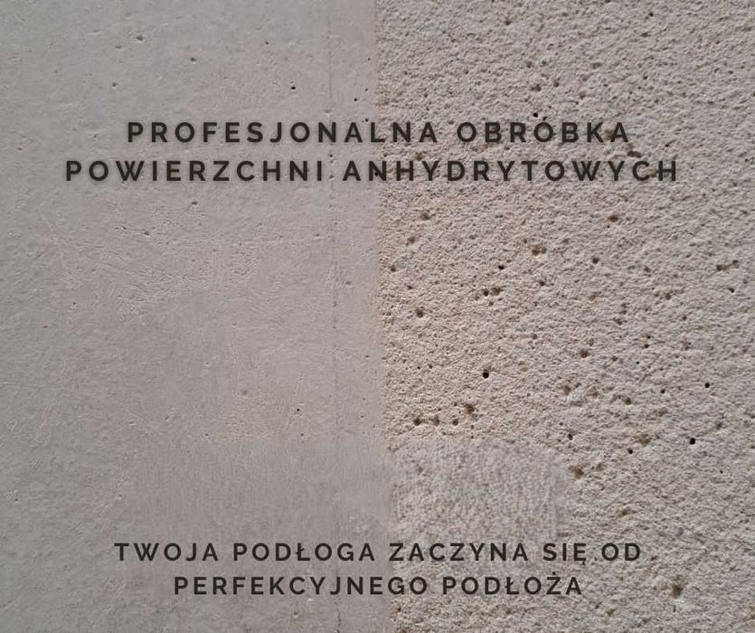 Profesjonalne szlifowanie powierzchni anhydrytowych -solidnie i szybko