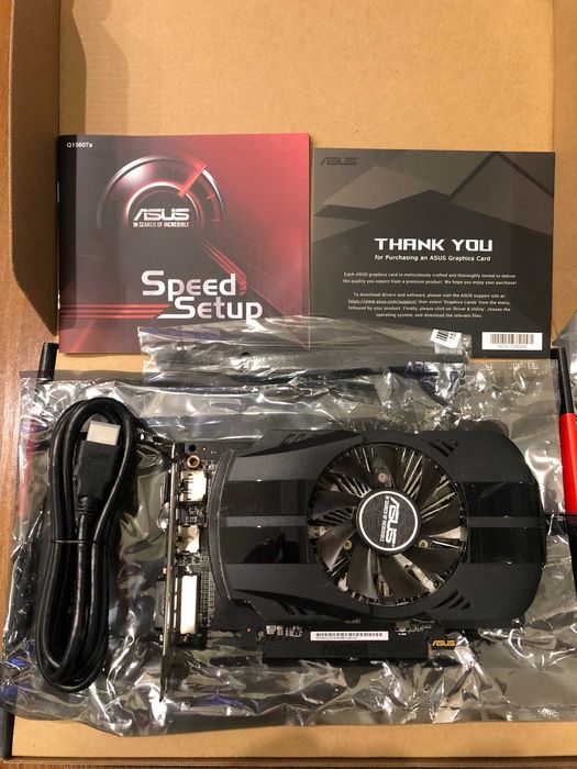 Відеокарта Asus AMD Radeon RX 550 2GB GDDR5 Phoenix — Ідеальний стан