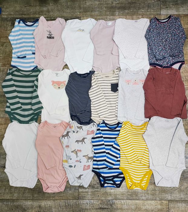 Боді з довгим рукавом, дів./хлоп., H&M, Impidimpi, р.92-98-104, 2-3-4р