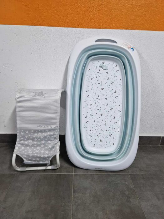 Banheira desdobravel vertbaudet & suporte água Janet - bebé