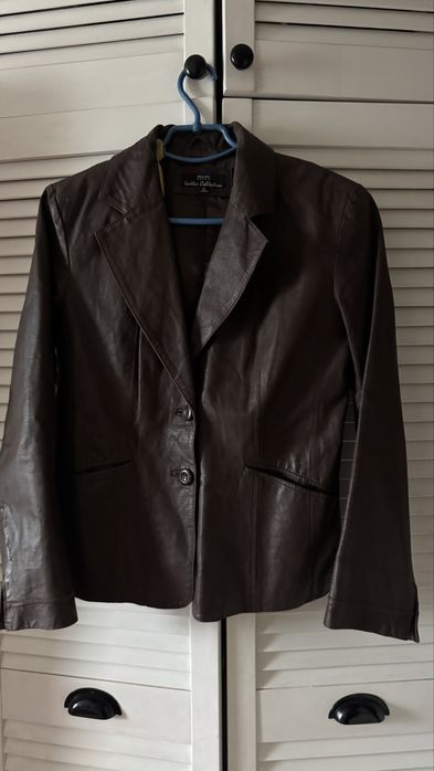 Женский кожаный пиджак Wallace — натуральная кожа,