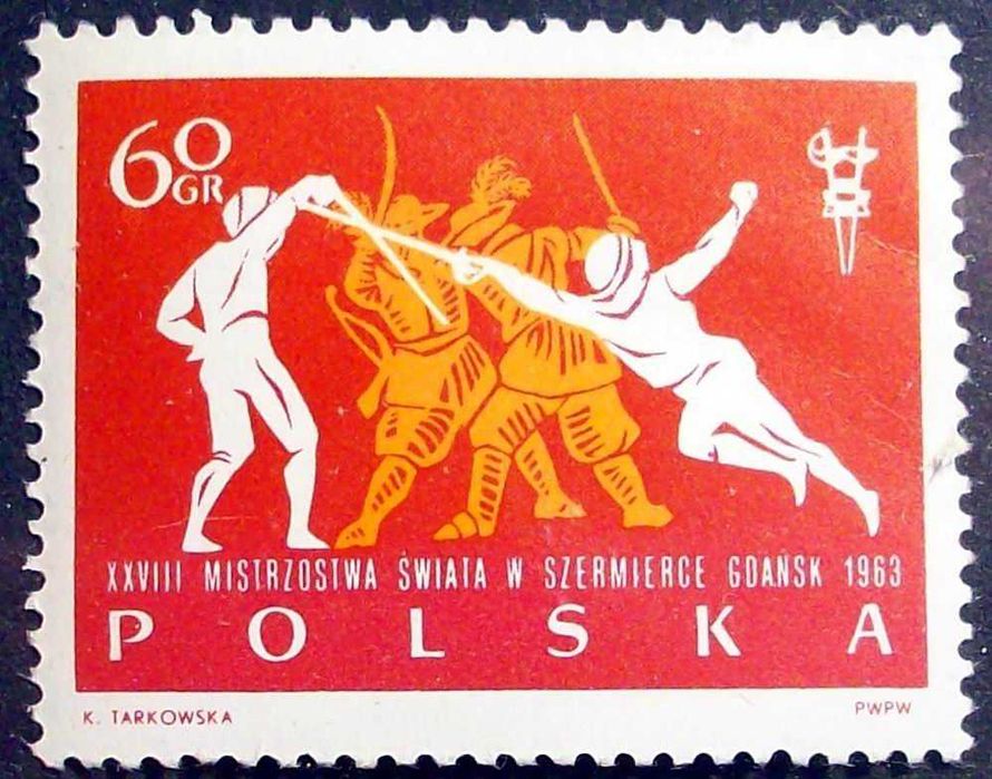 L Znaczki polskie rok 1963  kwartał II - luzaki