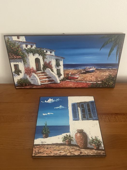 3 Quadros Pintado à Mão