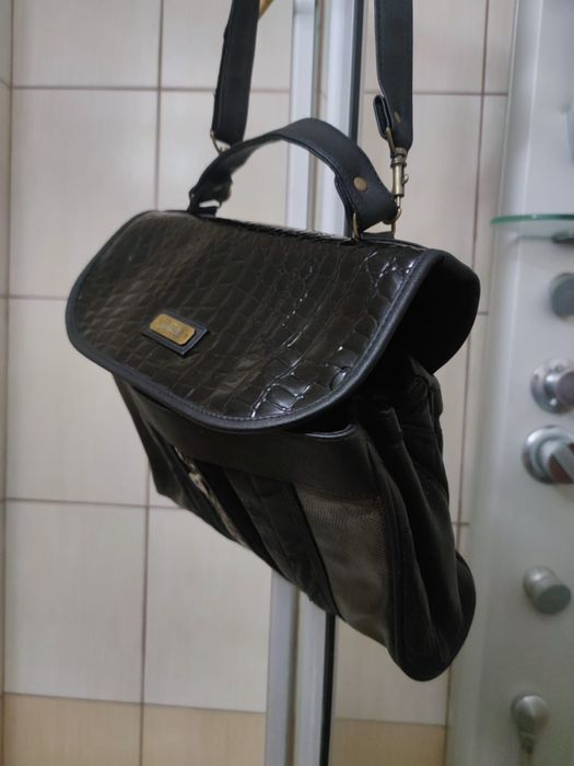 torba torebka Juliette classic elegancka rozsuwana suwak zasuwana brąz