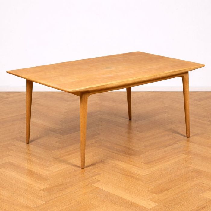 Stół do jadalni rozkładany dębowy vintage  ALFRED CHRISTENSEN model 371 Dania 150-250cm długości