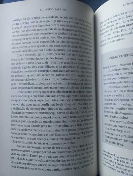 Coração ao Pé da Boca; Memórias de um Cirurgião - Eduardo Barroso
