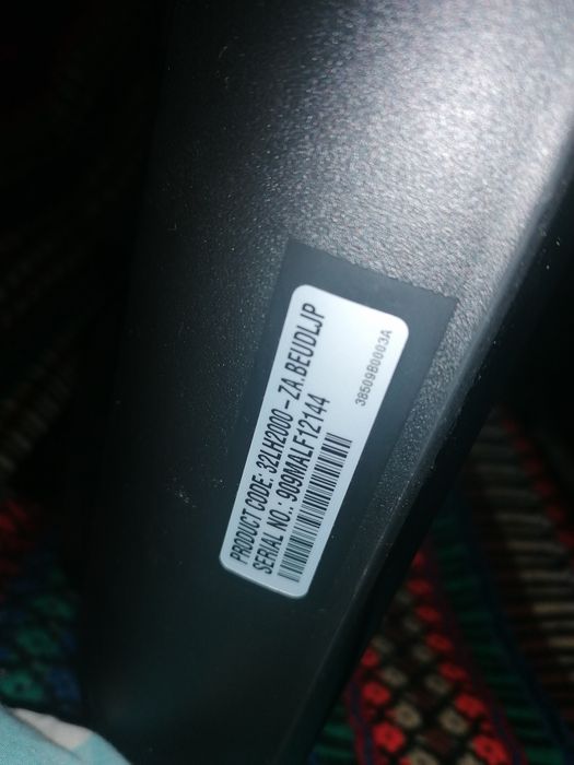 Televisão LG full HD diagonal
80,5cm