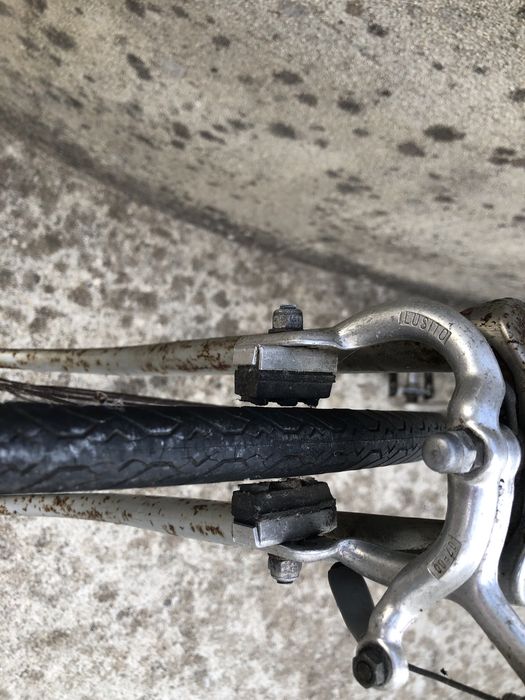 Bicicleta de corrida antiga