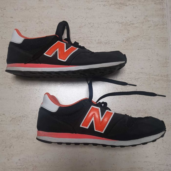 Sneakers/Ténis New Balance 500 Preto/Laranja GW500KWS (2017)