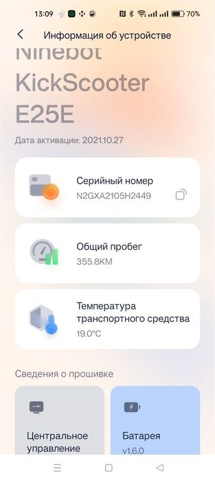Електросамокат Segway ninebot E25E