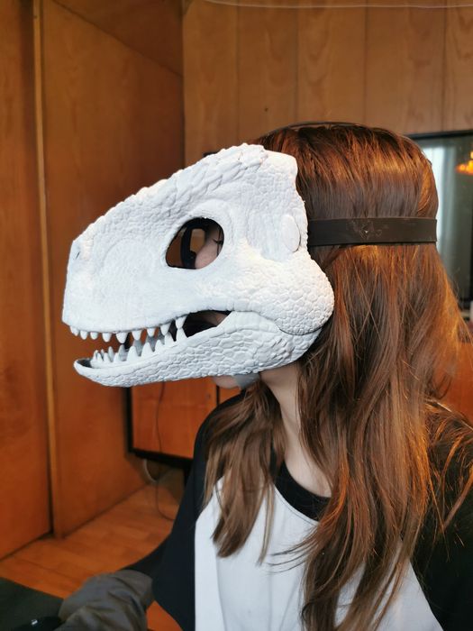 DINO MASKA oryginalna furry