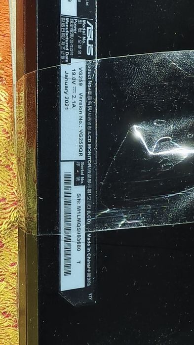 Монитор 24.5 Asus TUF Gaming VG259QR 165Гц FullHD