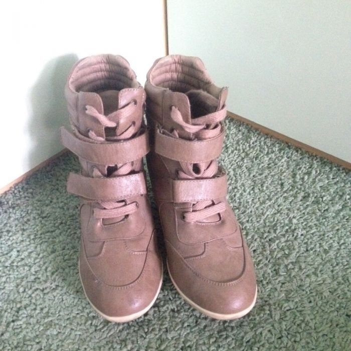 сникерсы MIA кеды на танкетке 38.5