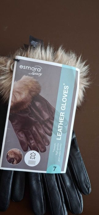 Рукавиці шкіряні