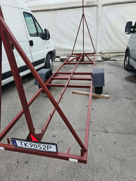 Przyczepa reklamowa zarejestrowana 2,5mx 5m