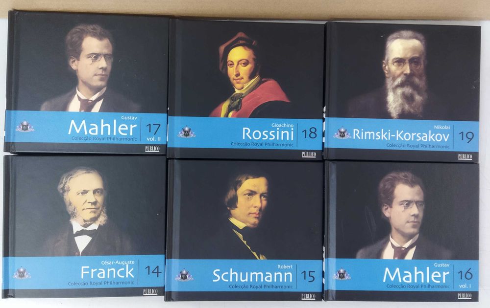 Coleção Royal Philharmonic Completa. 25 CDs+25 Livros capa dura