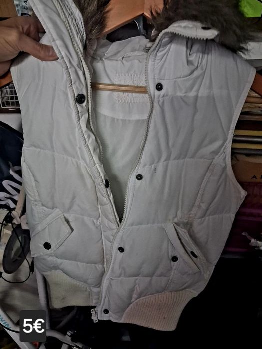 Casaco, kispos e colete para senhora